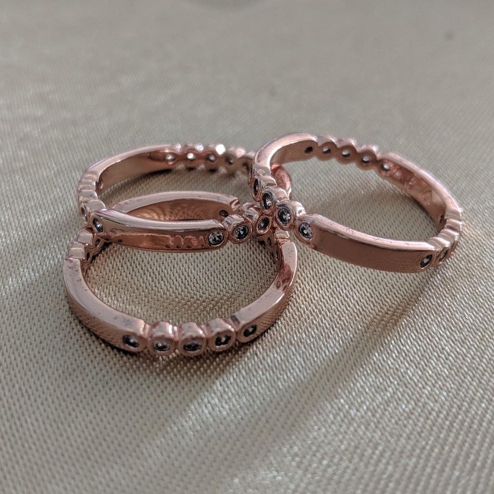 Kate Spade stacking rings